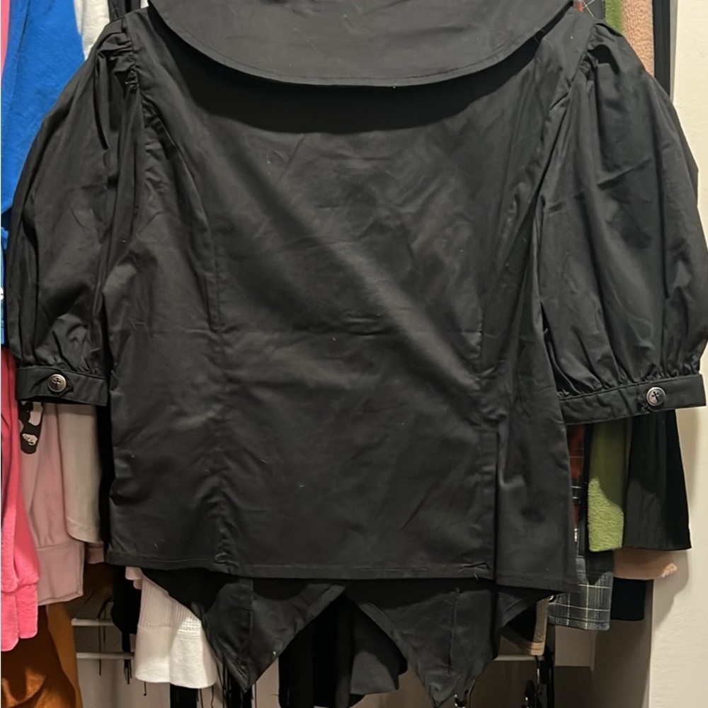 Killstar Black Gothic Cape Jacket - image 2